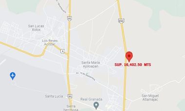 TERRENO SANTA MARIA AJOLOAPAN SUP 16402 MTS