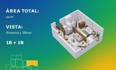 Departamento en el Centro de Monterrey