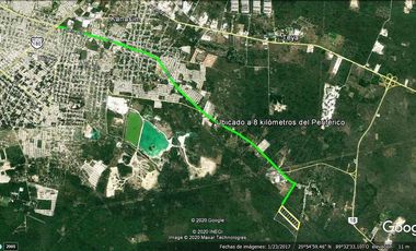 Terreno en venta de 10 hectáreas en venta cerca de Mérida