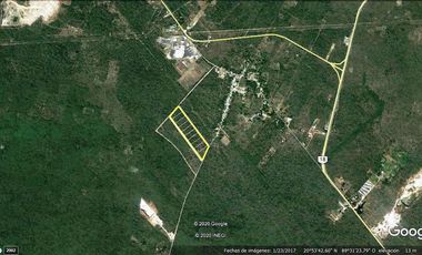Terreno en venta de 10 hectáreas en venta cerca de Mérida