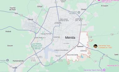 Terreno en venta de 10 hectáreas en venta cerca de Mérida