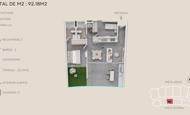 Departamento en PREVENTA con vistas panoramicas al lago y montañas en santiago NL