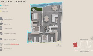 Departamento en PREVENTA con vistas panoramicas al lago y montañas en santiago NL