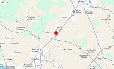 TERRENO EN HIDALGO, TULANCINGO, VICENTE GUERRERO, HIDALGO.  C.P. 43630