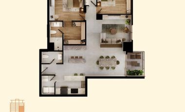 Departamento en  Valle Poniente