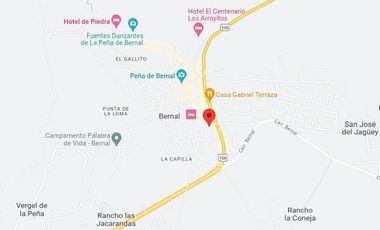 Terreno en Bernal, Querétaro. Sup. 1,060.09 m2