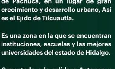 Terreno - Pueblo San Juan Tilcuautla