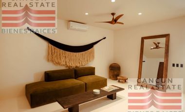 Departamento estilo bohemio en Venta, 2 habitaciones, Tulum