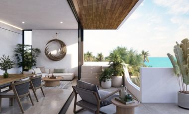 Departamento de 3 recámaras frente al mar en venta en Telchac Puerto