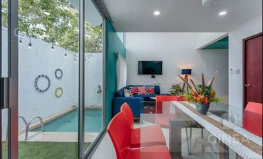 VILLA TORTUGA || EXCELENTE VILLA EN VENTA MUY BIEN UBICADA A 1 CUADRA DE LA COSTA EN EL PUERTO DE CHICXULUB