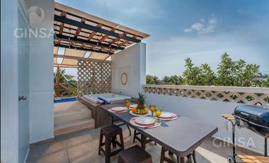 VILLA TORTUGA || EXCELENTE VILLA EN VENTA MUY BIEN UBICADA A 1 CUADRA DE LA COSTA EN EL PUERTO DE CHICXULUB