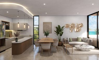 Departamento de 2 recámaras frente al mar en venta en Telchac Puerto