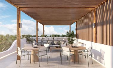 Departamento de 2 recámaras frente al mar en venta en Telchac Puerto