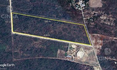 EXCELENTE TERRENO DE 10 HAS MUY BIEN UBICADO EN SAN ANTONIO TEHUITZ, ACCESANDO POR KANASIN