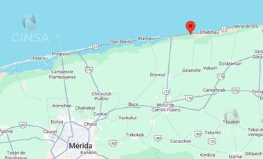 COMPLEJO EN VENTA UBICADO EN LA COSTA YUCATECA EN SAN CRISANTO, A UNOS PASOS DE LA PLAYA