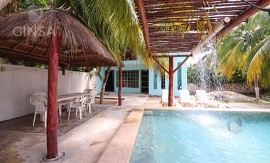 COMPLEJO EN VENTA UBICADO EN LA COSTA YUCATECA EN SAN CRISANTO, A UNOS PASOS DE LA PLAYA