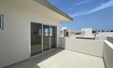 VISTALTA RESIDENCIAL, Casa en VENTA con ROOF GARDEN y estancia de TV, con seguridad, en Boca del Rio