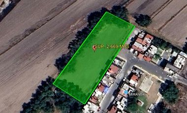 TERRENO STA. MARÍA OZUMBILLA TECÁMAC, EDO. MÉX. SUP.  2,669m2