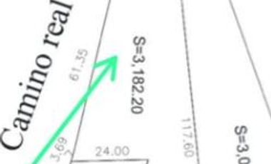 Terreno en  Bernal, Querétaro. Sup. 2,047.15 m2