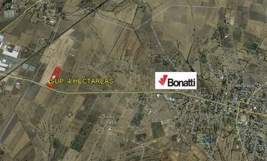 TERRENO CARR. OTUMBA- TIZAYUCA, TEMASCALAPA EDO MEX SUP. 4 HECTAREAS