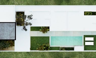 Casa en venta de una planta en Cholul