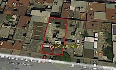 PROPIEDAD EN VENTA  COL. LA MERCED, ZONA CENTRO SUP. 230 MTS