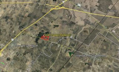 TERRENO TOLCAYUCA SUP. 15 HECTÁREAS