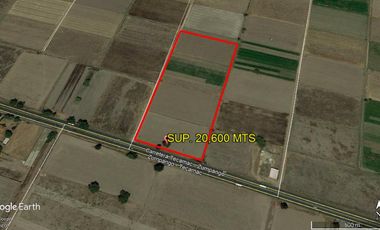 Terreno en Carretera Tecamac - Zumpango, Los Reyes Acozac. Sup. 20,600 m2