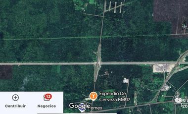 Terreno Sobre Carretera a Cancún, en el Municipio de Tixpehual