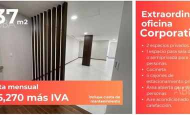 Oficina en  Renta en Torre Azenzo 14 cajones de estacionamiento
