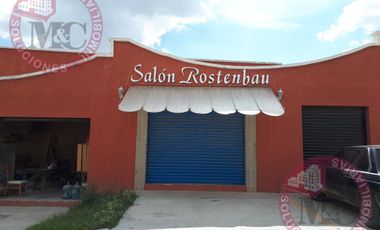 Venta de locales comerciales y salón de fiestas al Oriente de Aguascalientes - negocio o inversión