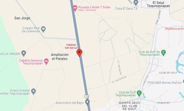 Terreno en  Tequisquiapan, Querétaro. Sup. 400 m2