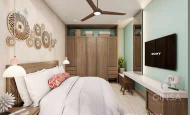 ROSA PALMAR RESORT LIVING || EXCELENTES DEPARTAMENTOS EN VENTA EN EDIFICIO DE 7 NIVELES, UBICADO EN SISAL PUERTO, YUC.