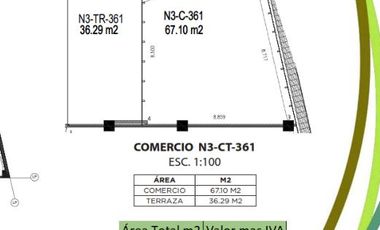 ultimo Local en  VENTA con terraza sobre carr nacional Monterrey