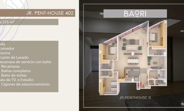 Departamento en venta en zona La Noria