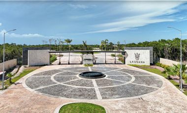 Terreno en venta frente en Lausana Residencial, Cancún
