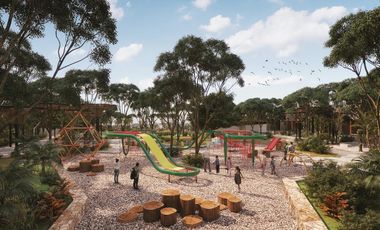 Terreno en venta frente en Lausana Residencial, Cancún