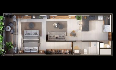 Departamento en venta en Campestre