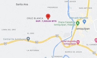 TERRENO IXMIQUILPAN, HIDALGO SUP. 7,526.84 MTS