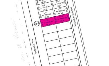 Venta de lotes de terreno  en Fracc. Floresta, Veracruz, Casi esq. Miguel Alemán.
