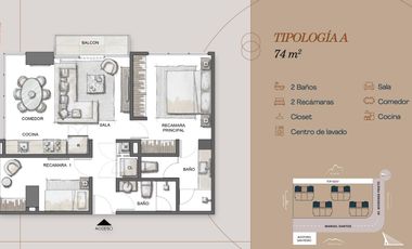 Departamento en  Venta en San Pedro