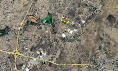 TERRENO EN TIZAYUCA, HIDALGO. SUPERFICIE 10 HECTÁREAS.