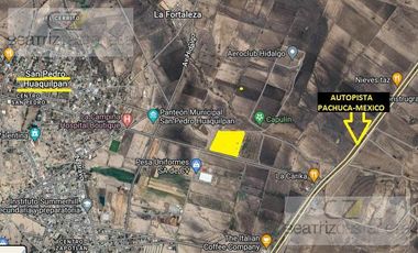 TERRENO EN VENTA CARRETERA A SAN PEDRO HUAQUILPAN, HGO.