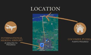 VENTA Casa Amueblada Cocomiel en Playa Progreso, Yucatán