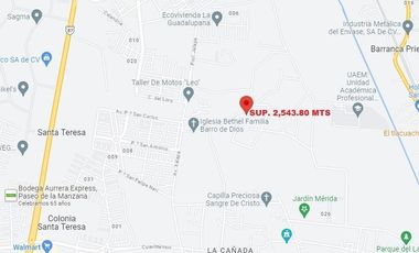 TERRENO, LA CAÑADA HUEHUETOCA SUP. 2,543.80 MTS