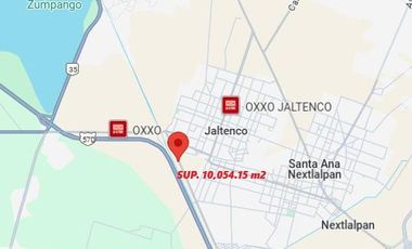 TERRENO EN VENTA EN NEXTLALPAN - JALTENCO ESTADO DE MÉXICO  SUP. 10,054.15 m2