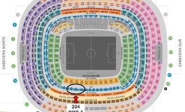 Venta de Platea baja en Estadio Azteca