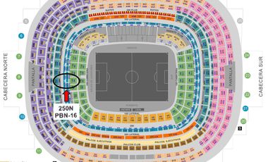 Venta de Platea baja en Estadio Azteca