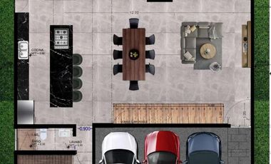 RIO DEL DORADO, Casa en VENTA con alberca y recamara en planta baja