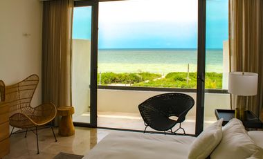 Departamento frente al mar en venta Telchac Puerto